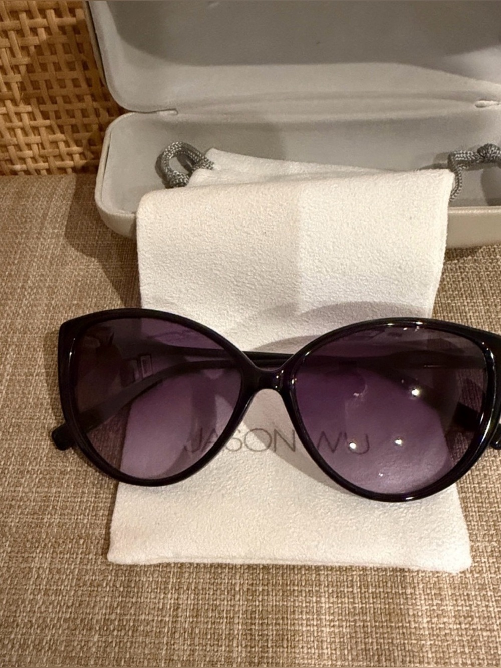 Retro 50’s 60’s Black Cat Eye Breakfast at Tiffany’s sunglasses Jason Woo